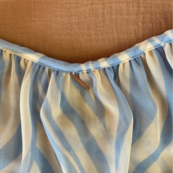 NWT MISA Los Angeles Light Blue Kalita Maxi Dress, size L - Picture 11 of 13